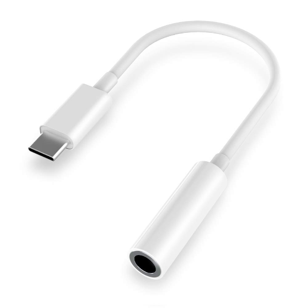 YESPLUS - YS-1406 Type C Adapter with 3.5mm Jack - White