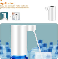 Smart Automatic Portable Water Bottle Pump with USB Charging