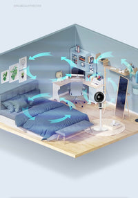 Condere Portable Remote Control Air Circulation Fan