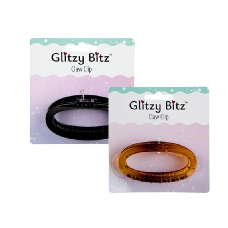 Hair Claw Clip Round - 2 Pack