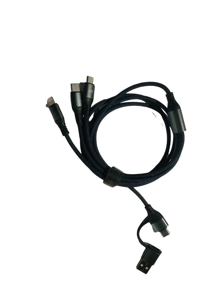 ABODOS High-Speed 5-in-1 Charger Cable | 120W, 1.2M