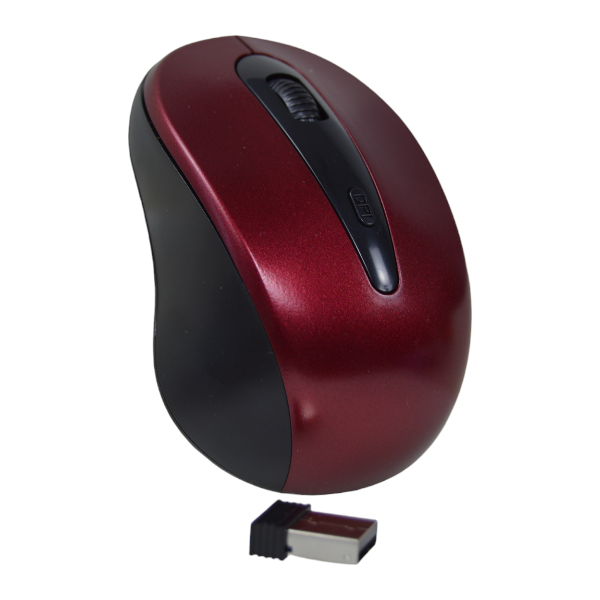 RF-2804B - Optical Wireless Mouse - Red