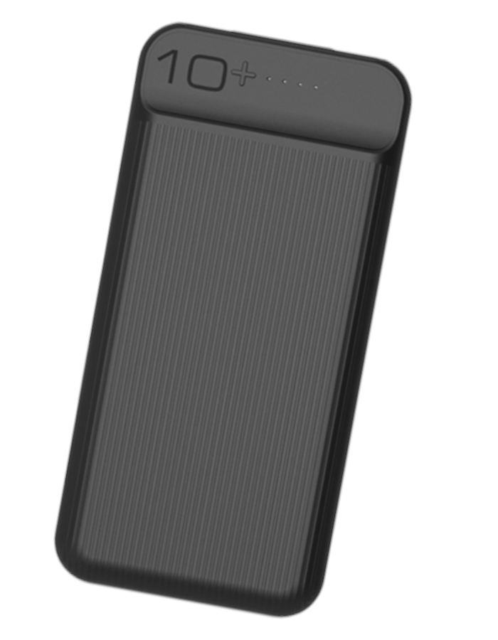 WUW - Y128 - 10000 Mah Multi-USB Port Fast Charging Power Bank - Black