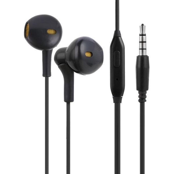 black Subwoofer Earphones w/ Mic & Bass