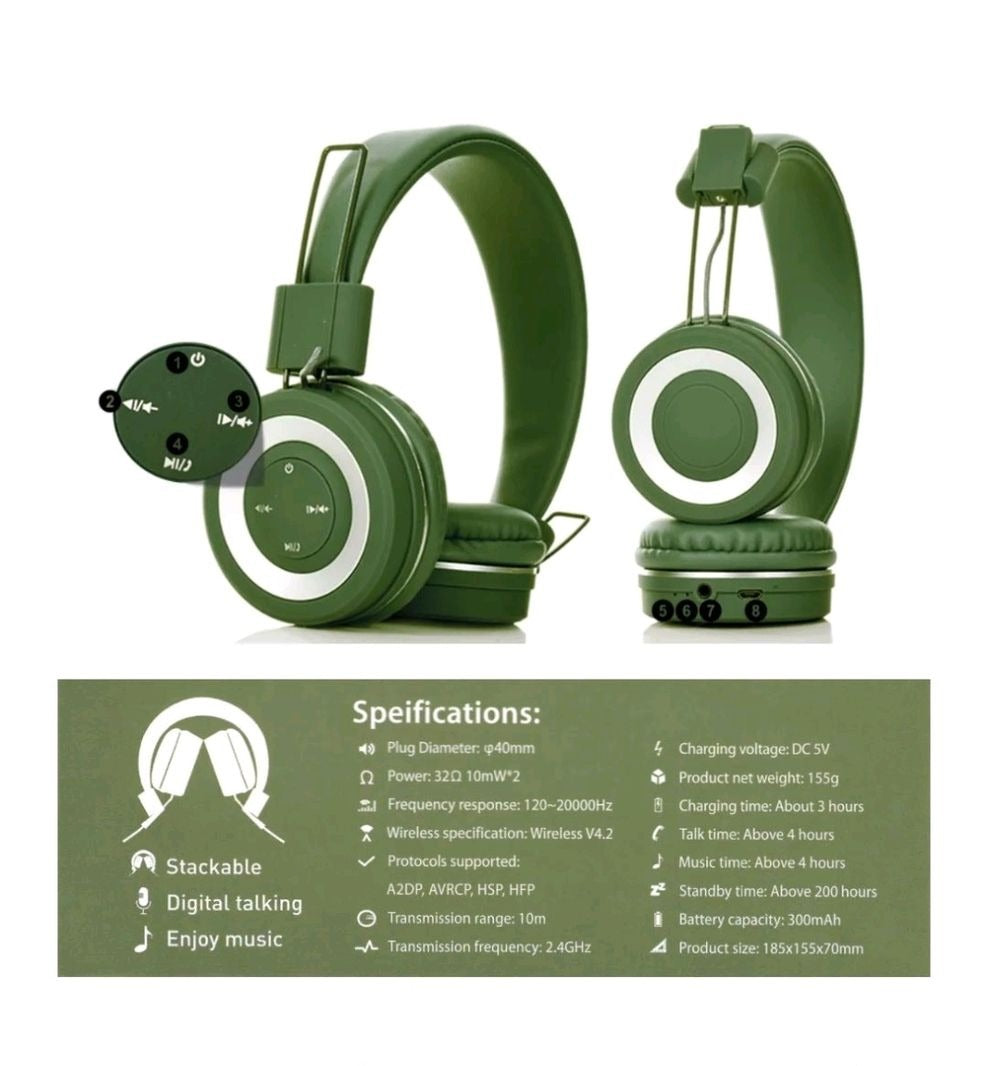 Wireless Bluetooth Headphones HZ-BT680