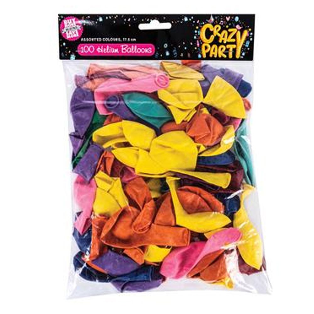 Balloons Mixed Colours - 100 Piece