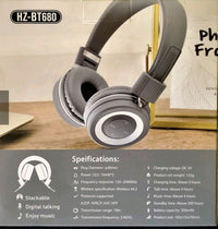 Wireless Bluetooth Headphones HZ-BT680