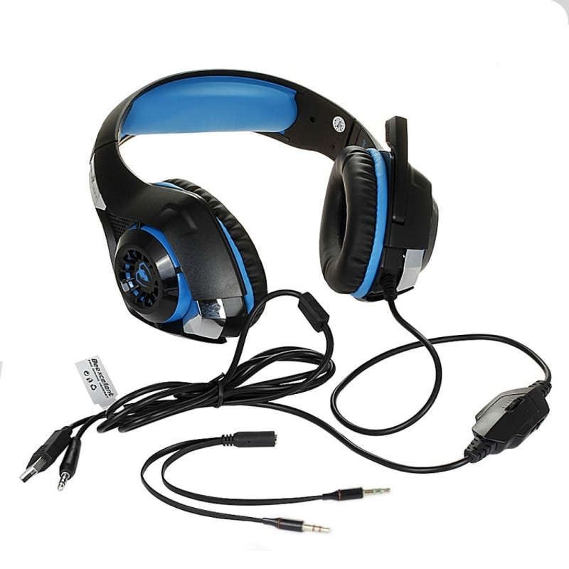 blue FX-02 Wired Gaming Headset with mix and led light
