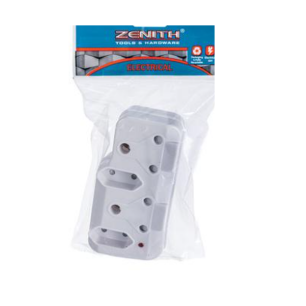 Zenith - Multiplug 16 Amps With Two 5 Amp Two Pins Adapter