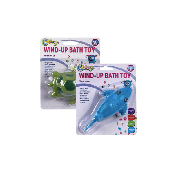 Cooey - Assorted Wind Up Bath Toy Pack Of 2