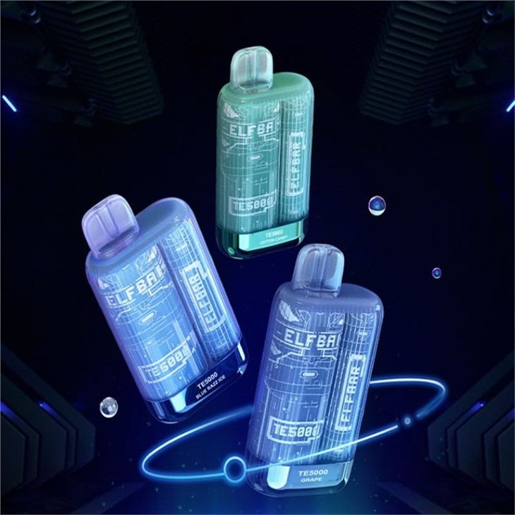 Elfbar TE5000 Rechargeable Disposable Vape Pod - Bluebarry Ice