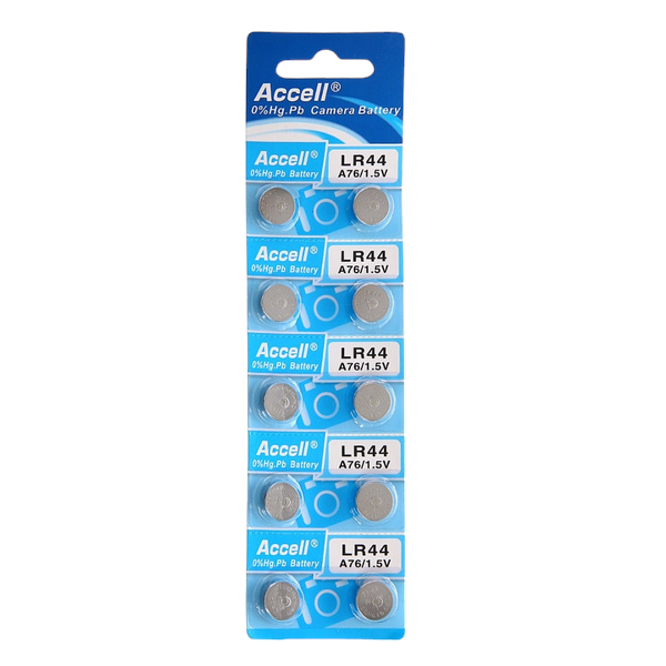 Accell - LR44 - Watch Battery - pack of 10