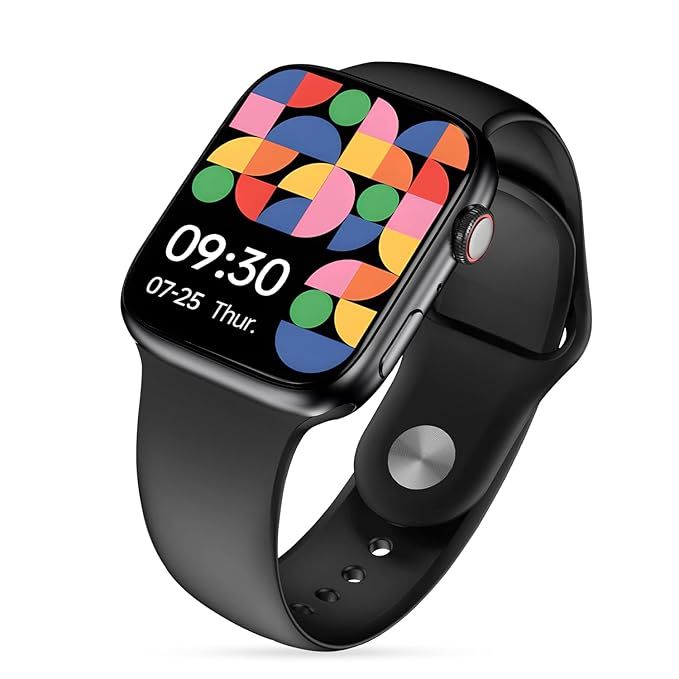 Black SMART WATCH HK9 PROMAX+ | Premium Fitness Tracker & Smart Features