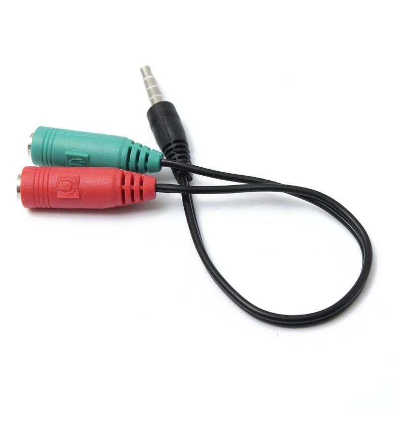 Stereo Male To MIC and Headset