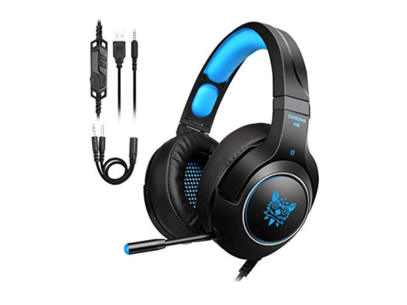 ONIKUMA K9 Stereo Gaming Headset - Black/Blue
