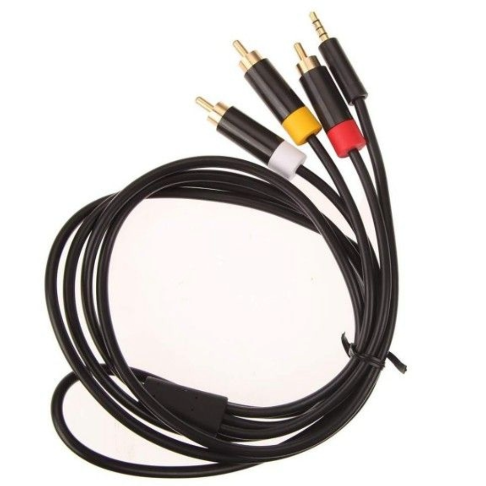 3.5mm Jack to AV Audio Video Cable RCA for Xbox 360 E - AV Cable