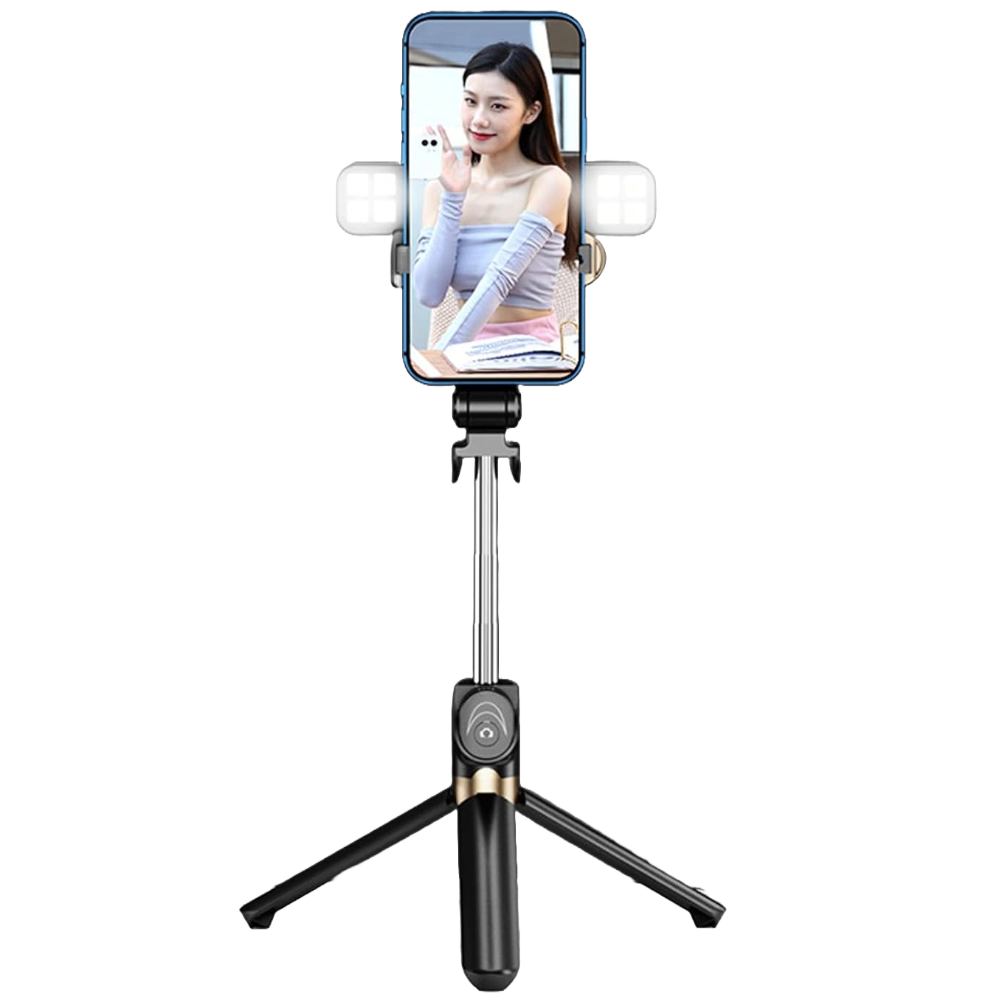 Selfie Stick with Tripod Stand for Phone with Remote and Bluetooth