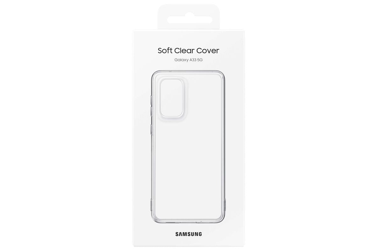 Samsung Galaxy A33 5G Soft Clear Case-Clear