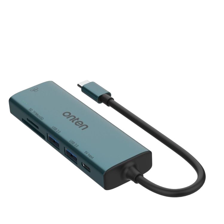 ONTEN USB-C 6-in-1 Hub - Ultimate Connectivity for Work & Play
