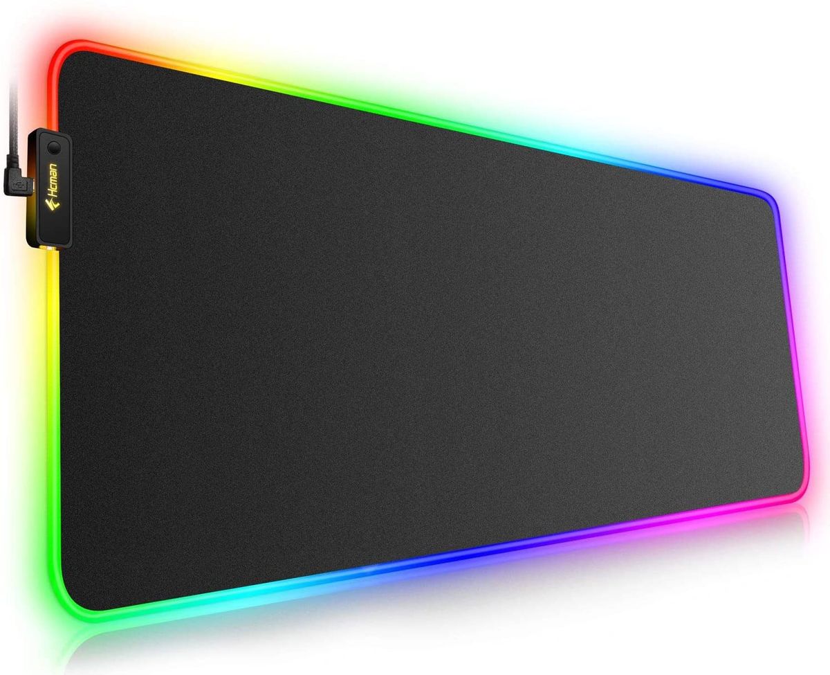 Extended Size & Durable RGB Gaming Mouse Pad Non-slip Rubber Base