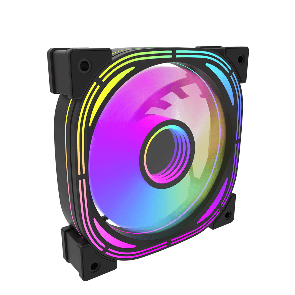 FVT Lin-002 PWM/ARGB 12cm Case Fan Black