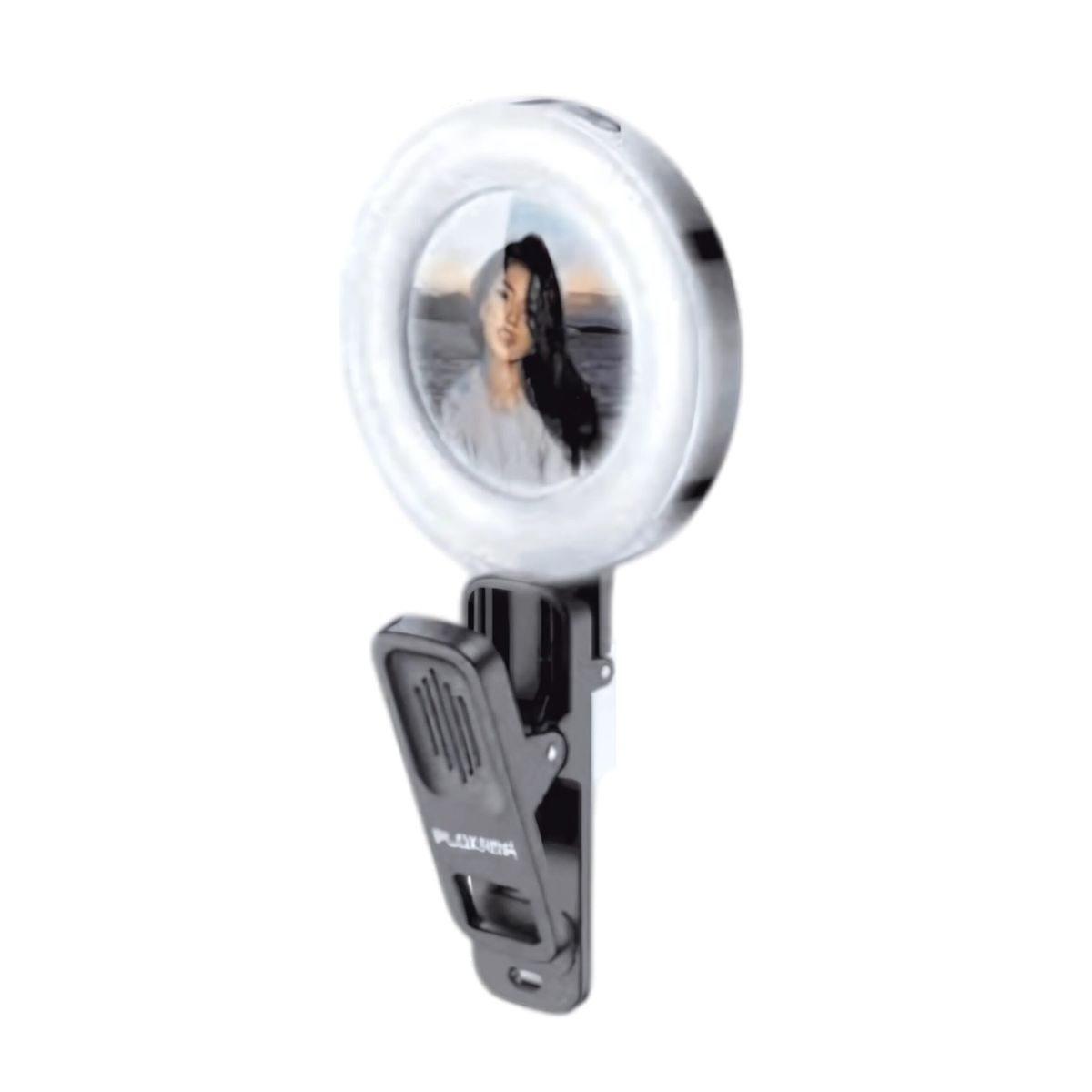 Plokama U20 LED Mini Mirror Clip Selfie Ring Light