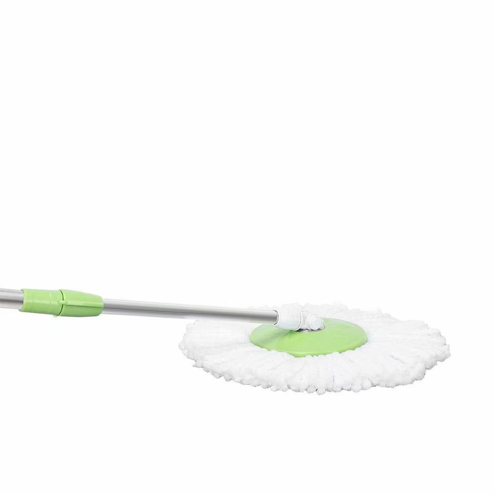 Green - 360 Spin Mop & Bucket System with Microfiber Head