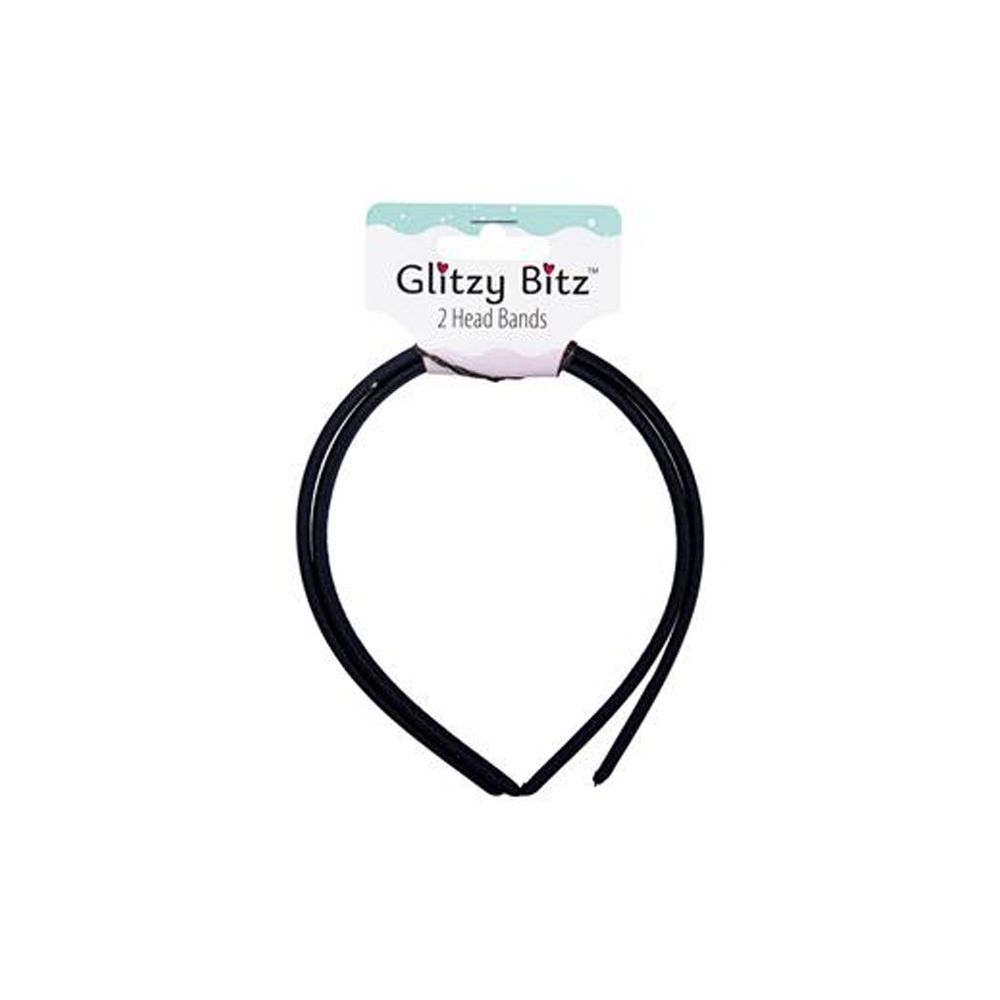 Glitzy Bitz Hair Alice Band Fabric Cover (Set Of 2) - 1 Pack
