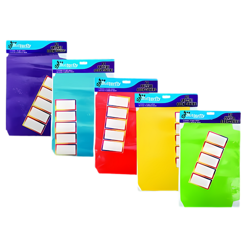 Book Cover Pre-Cut A4 5 Sheets Per Pack (Set Of 5)