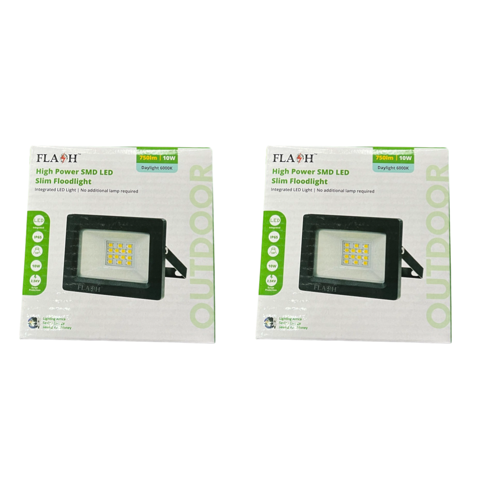 High Power SMD LED Slim Floodlight 10Wats Combo of 2