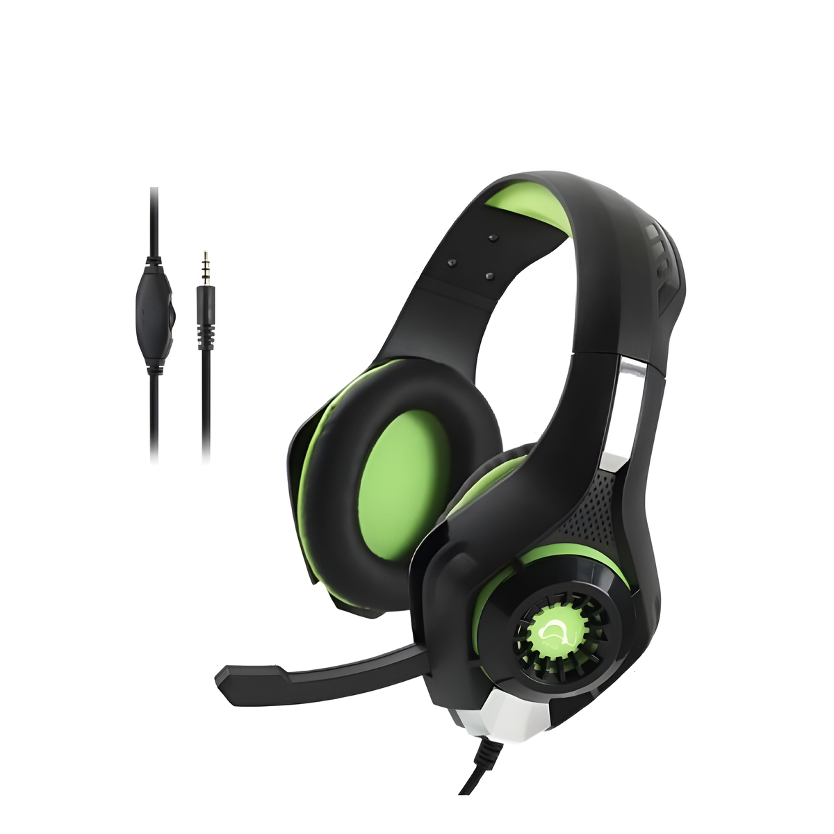 1x green FX-02 Wired Gaming Headset with mix and led light