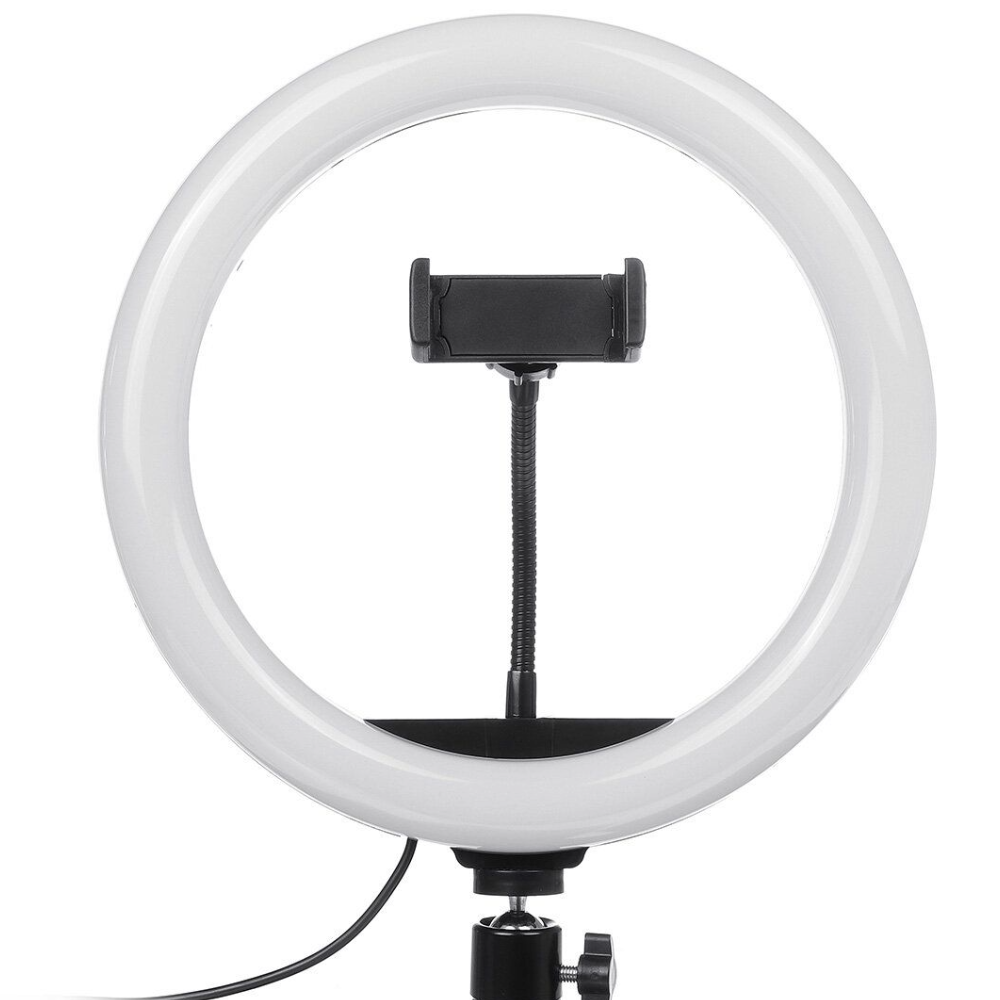 Ring Light 20cm/ 8'' - Multi-Colour Ring Light with Phone Holder