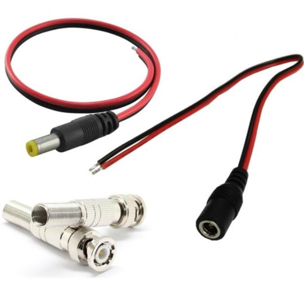 CCTV Connector Set - CCTV Cameras Cables - CCTV Cable