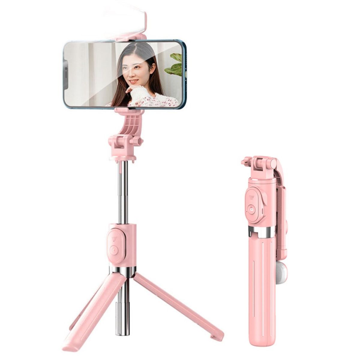 Selfie Stick Tripod With Twin LED XT-06