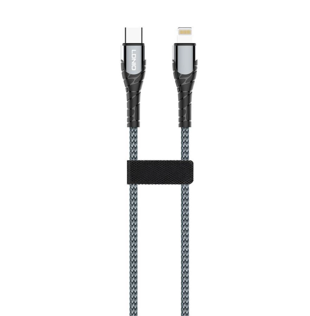 LDNIO Lightning to Type-C Charging Cable for Efficient Data Transfer 2m