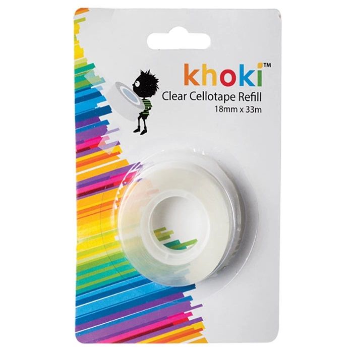 Clear Tape Refill 33m x 18mm (Pack of 4)