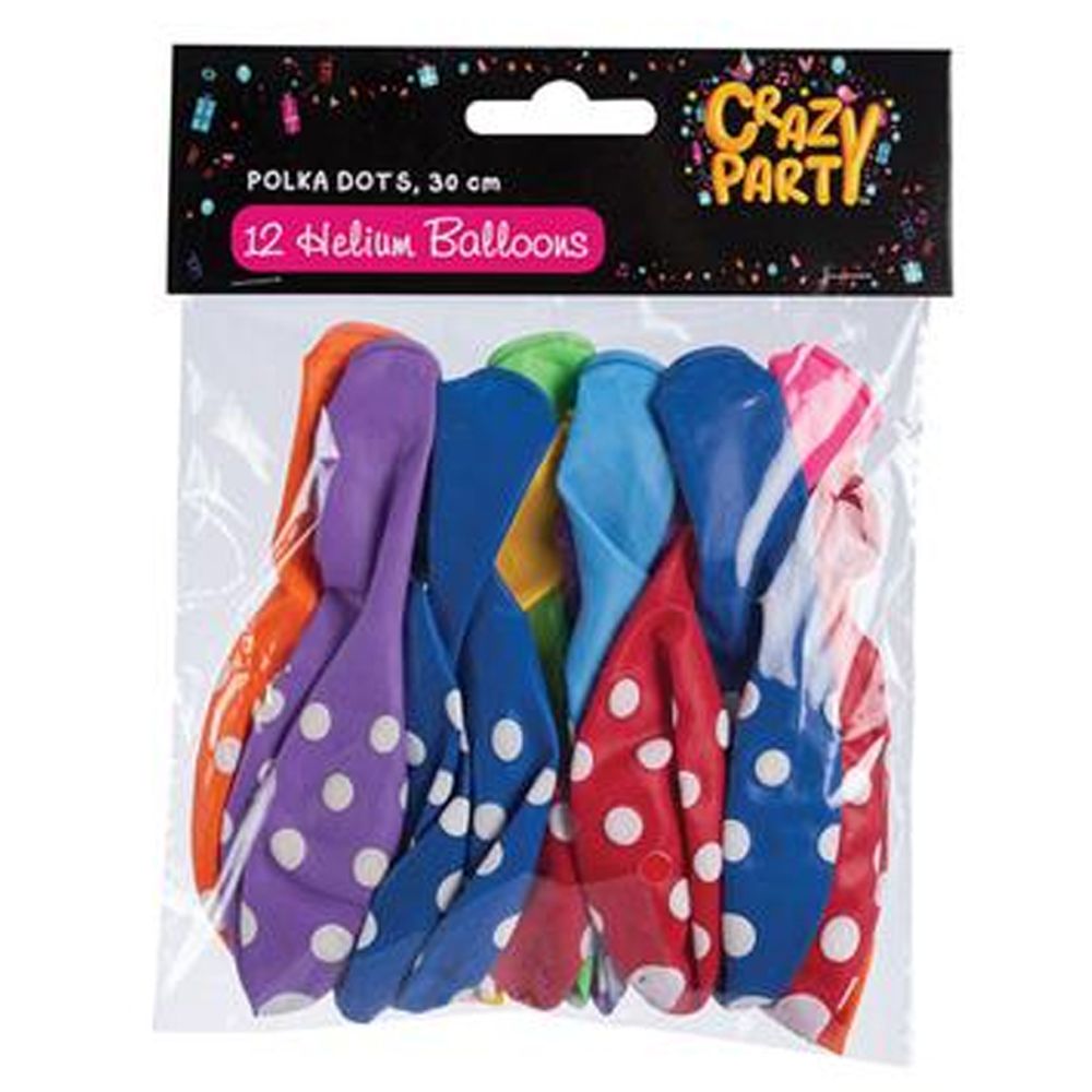 Balloons Helium Mix Colours - 10 Piece