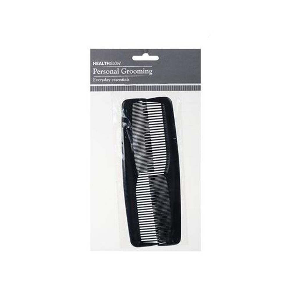 Hair comb plastic - 2pc
