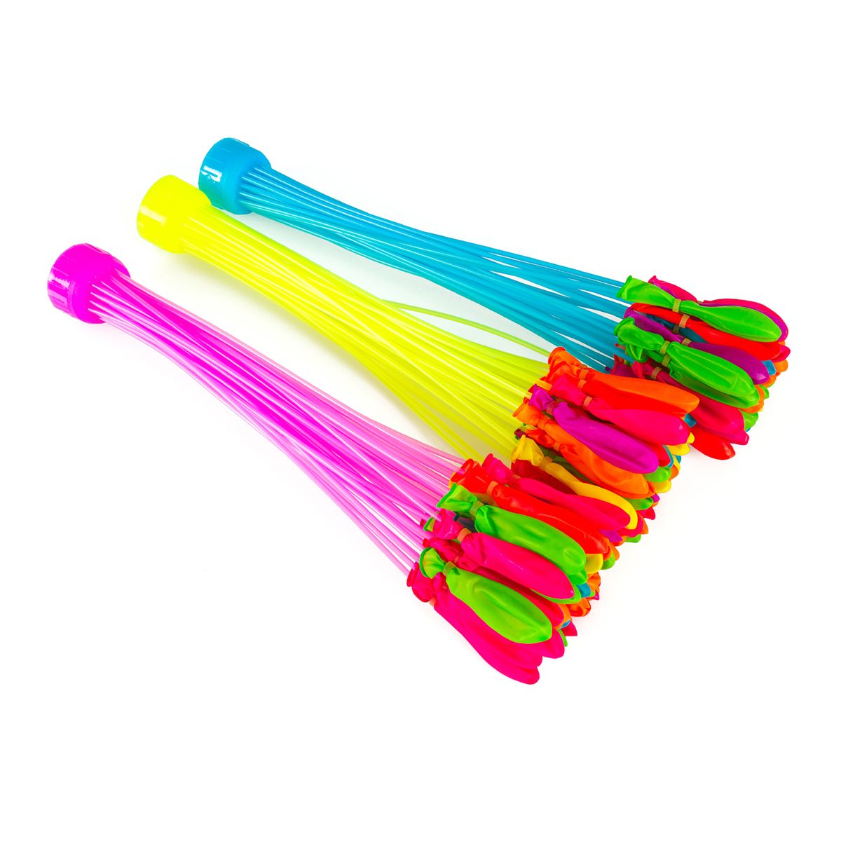Water Balloons - Rapid Filling, Self Tying (111 Balloons, Assorted Colours)