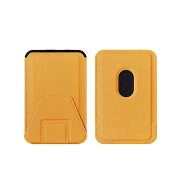 Magsafe Wallet Card Holder Case for iPhone 14 Plus 13 Pro Max 12 - Mustard