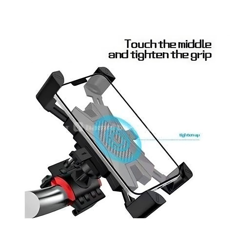 Phone Mount Holder for 4-7.2inches Bicycle Motorcycle Handlebar Bracket - 1 Pack