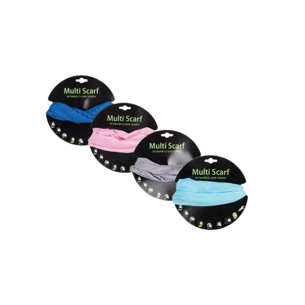 SD Fashion - Multi-functional Scarf Plain Colours - Set of 4