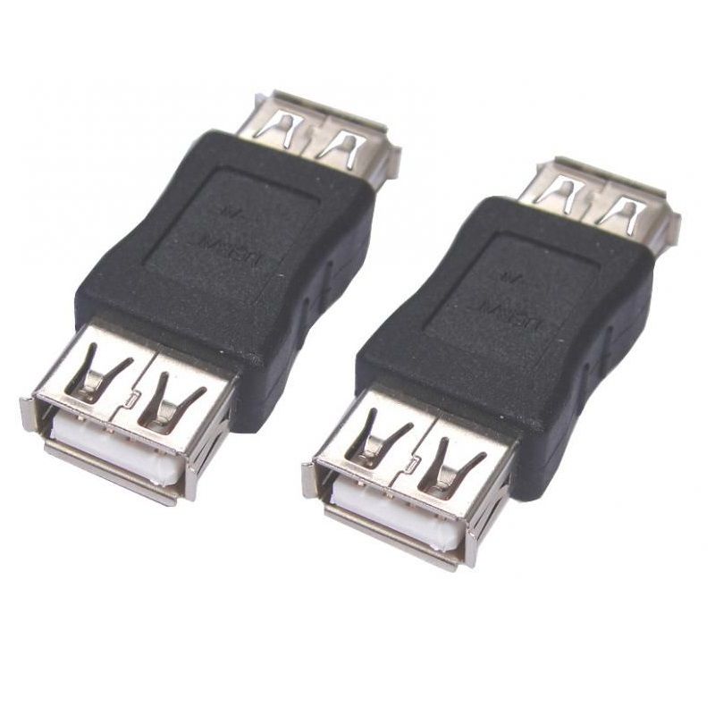 USB Female to USB Female Adapter - 2 Pack