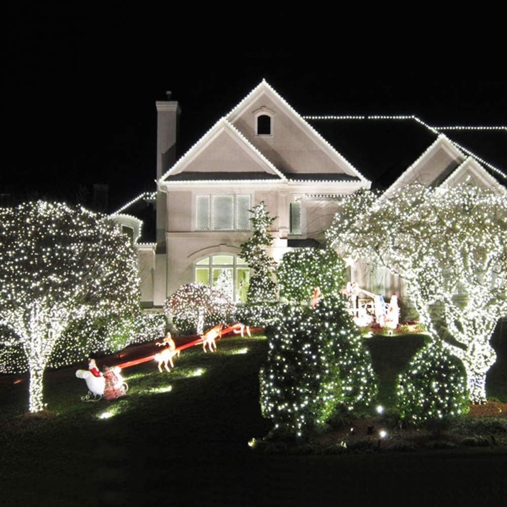 50M LED Christmas Decorative String Lights for Party Garden - Cool White