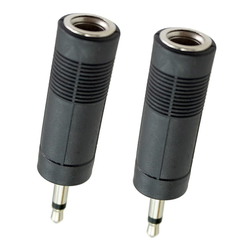 3.5MM (Male) to 6.3MM (Female) PACK of 4 Adapter Converter