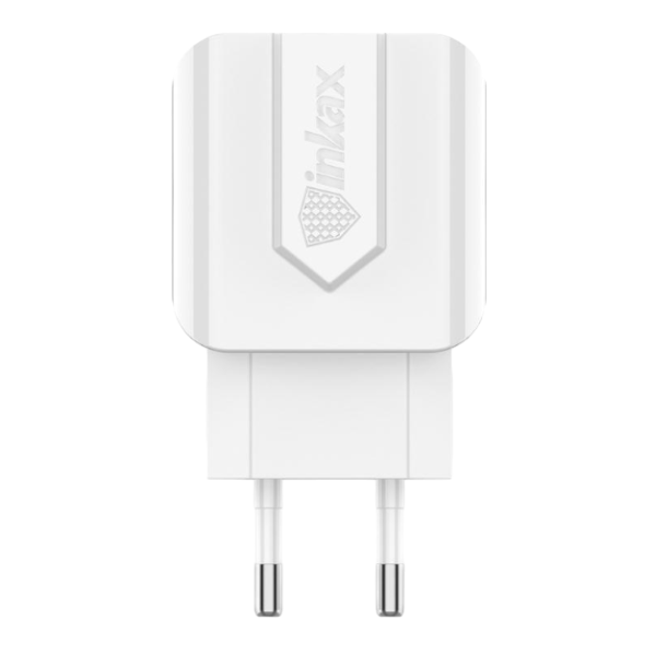 INKAX - HC-02 - Dual USB Charging Adapter - White