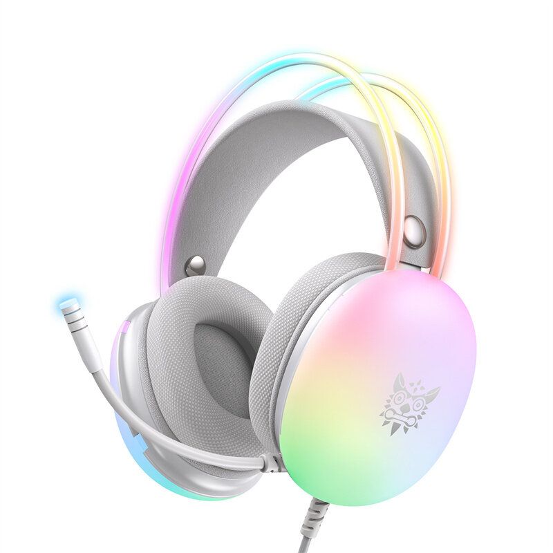 Incredible Headphones Onikuma X25 RGB Gradient Dynamic Lighting passionate.