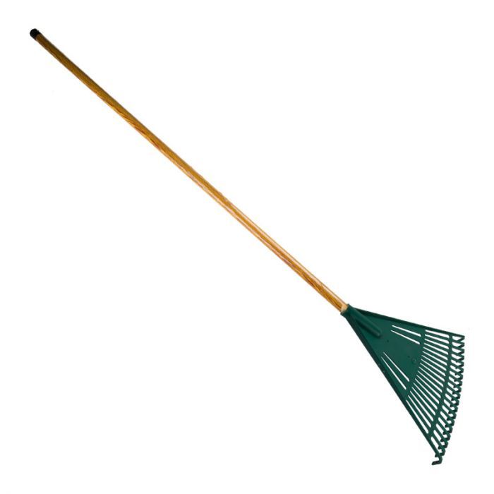Rake Single Plastic With Handle - 3 Pack