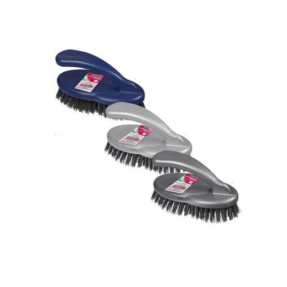 Scrubbing brush plastic back zeplin - 3pack