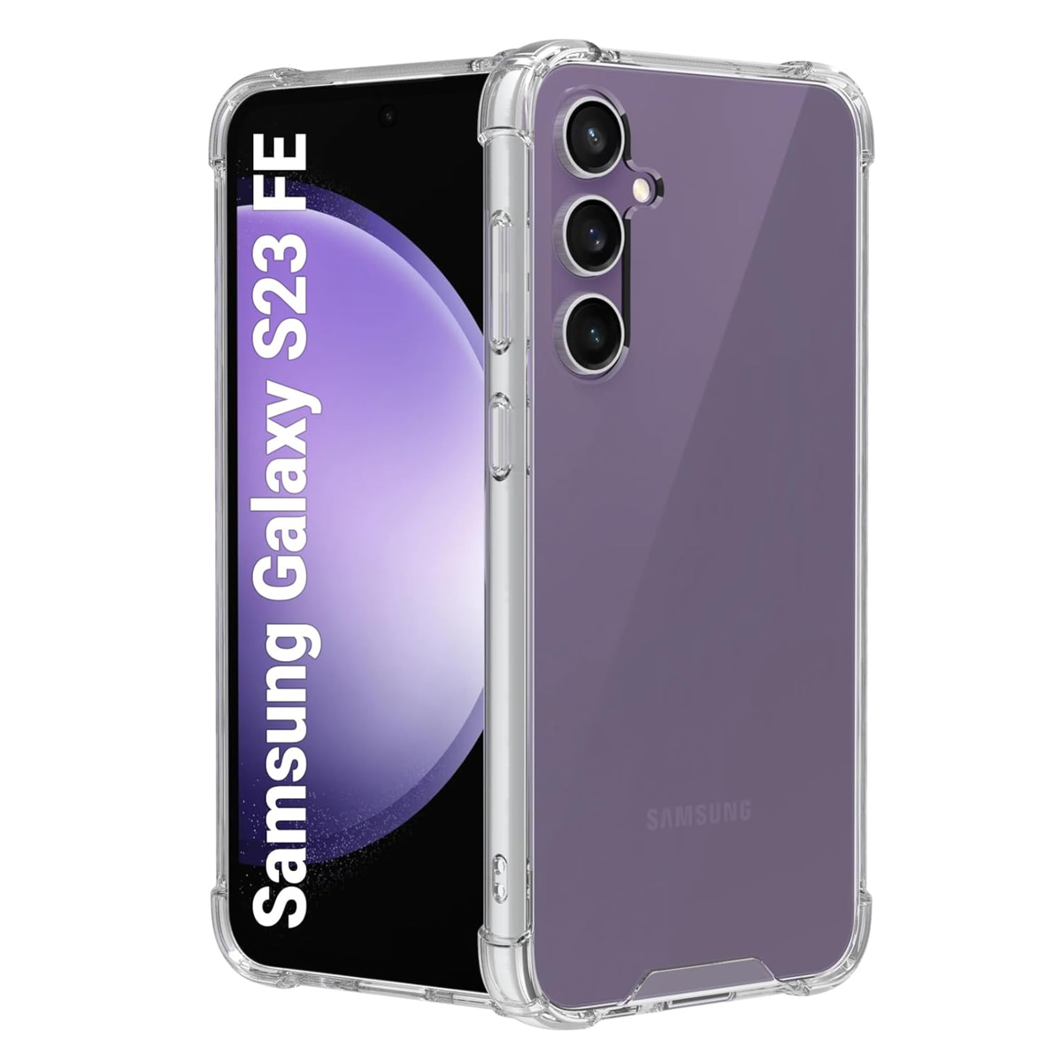 Shockproof Clear Pouch TPU Gel Case for Samsung Galaxy S23 FE